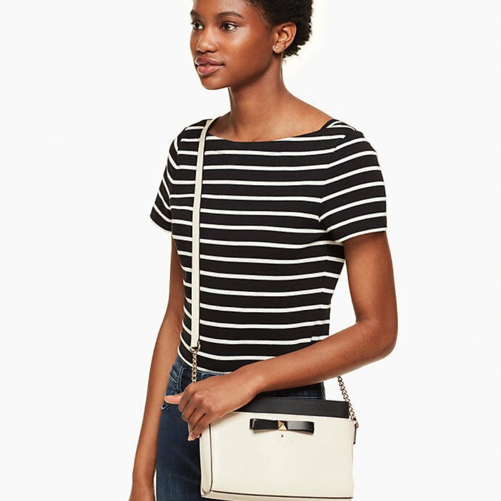 Kate Spade Hancock Park Angelica Leather Crossbody - Picture 2 of 8